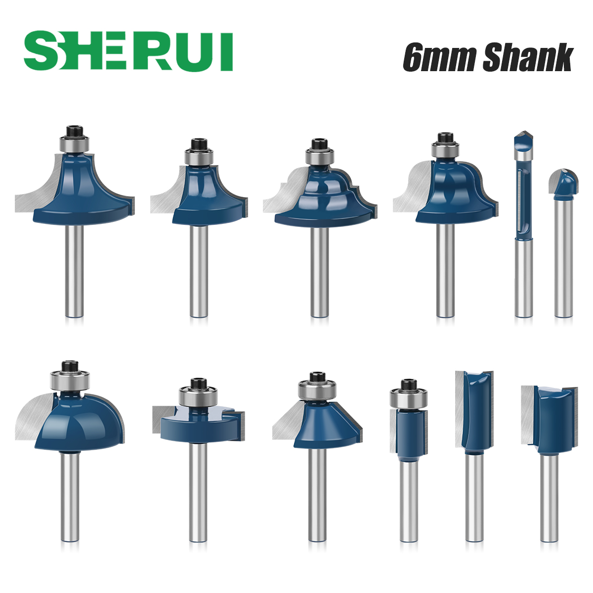 End Mill Set - Juego de brocas para enrutador de