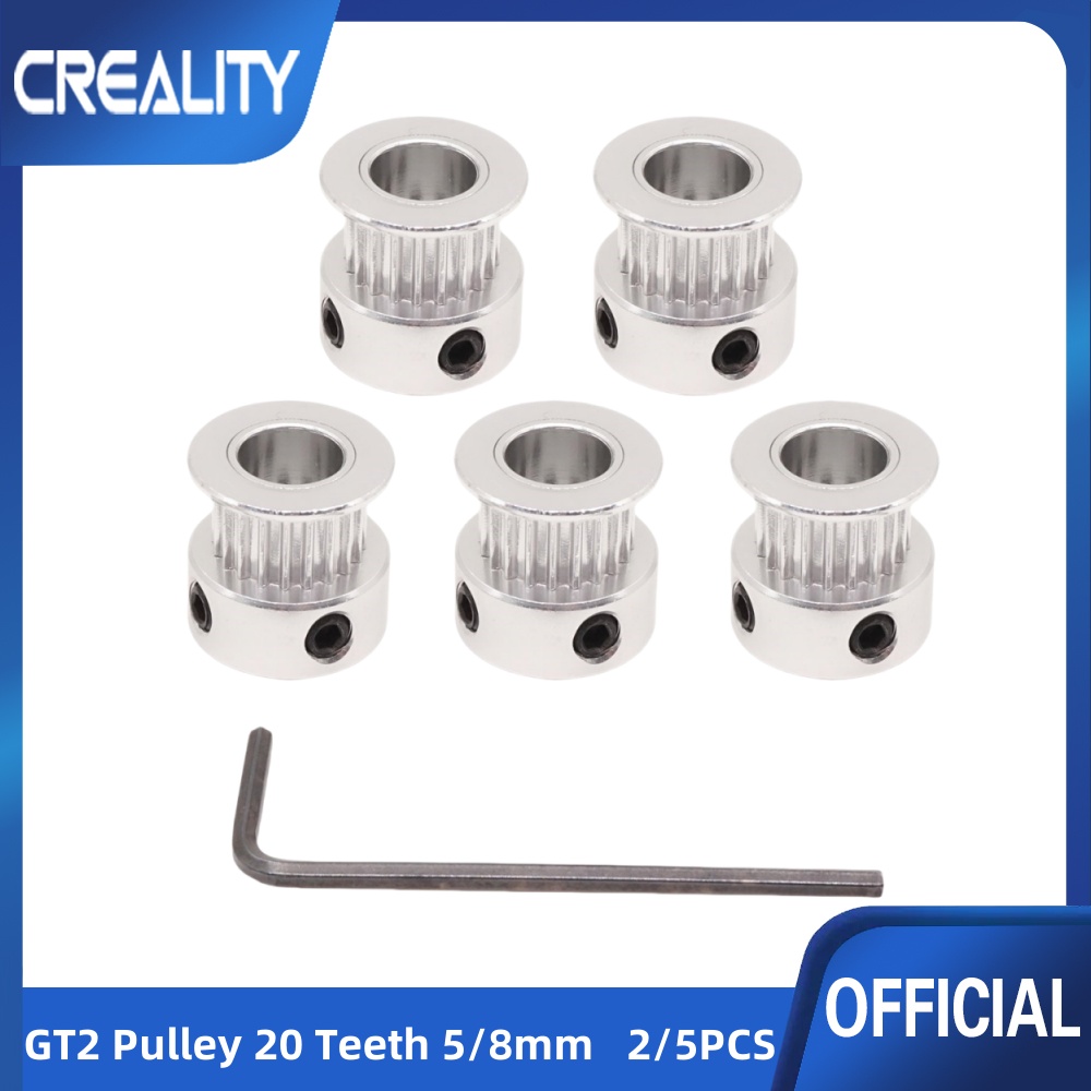 Gt2 Belt - 2/5 Uds GT2 polea 20 dientes