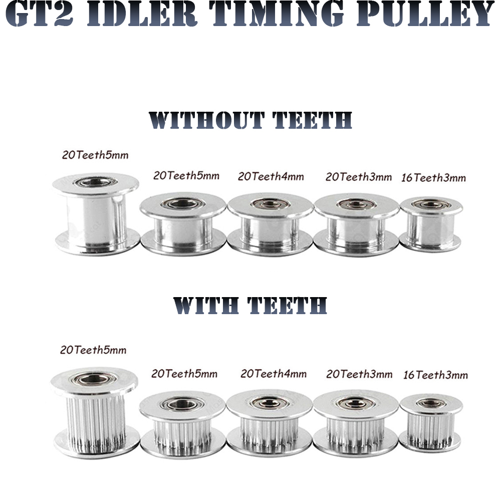 Gt2 Belt - Polea Tensora GT2 de 20 Dientes,