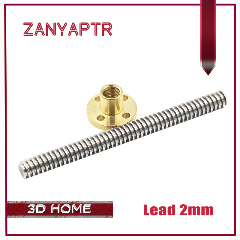 Lead Screw 8Mm - Tornillo de plomo Trapezoidal con tuerca