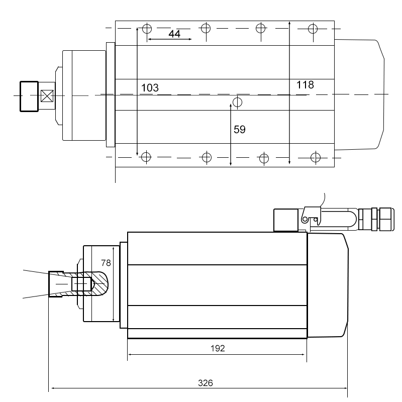 Motor de Tallado para Madera H - Spindle Motor reseña y precio