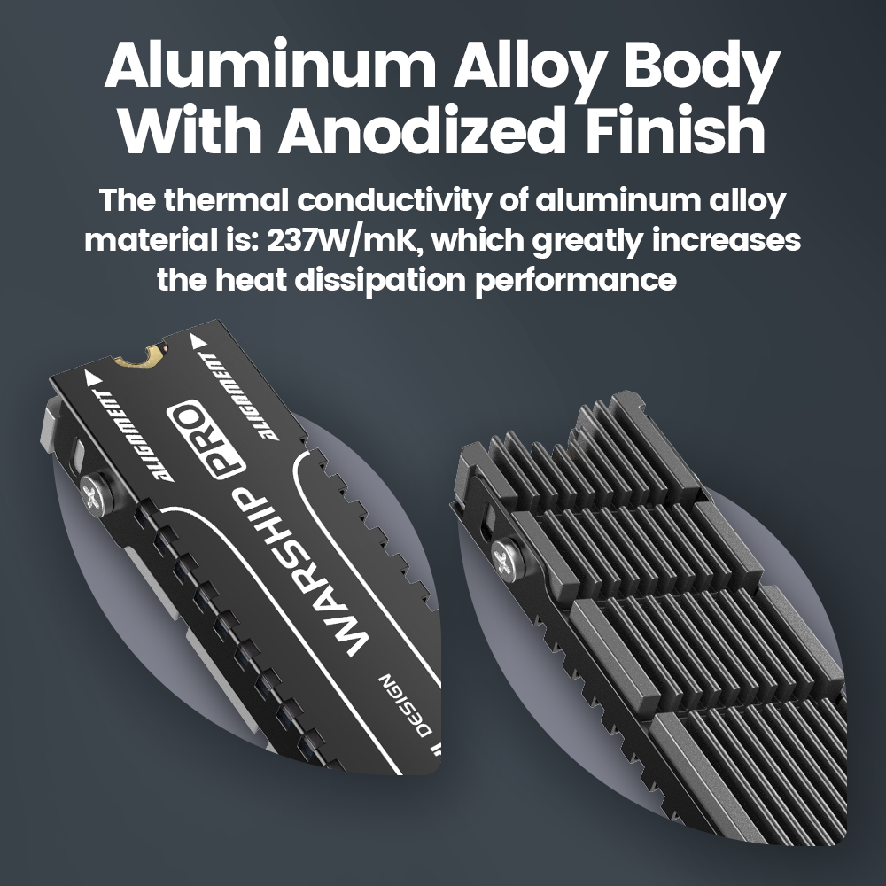 Disipador de Calor para SSD JE - Aluminium Extrusion reseña y precio