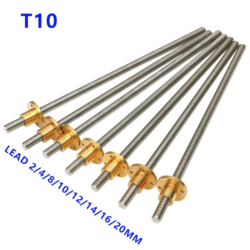Acero inoxidable 304 T10 10mm  - Lead Screw 8Mm reseña y precio